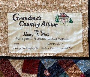 Gr Country Album Backing and Label